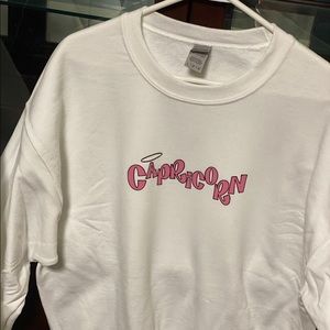 Bratz zodiac sign crewneck sweatshirts in white